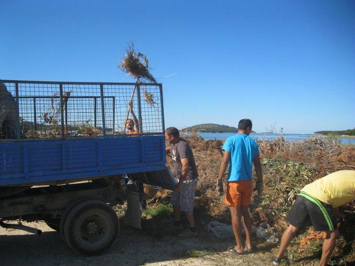 Udruga Brodolom čistila divlja odlagališta na Krapnju