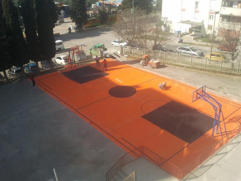 Novouređeno košarkaško igralište na Šubićevcu