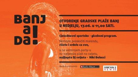 Program otvorenja plaže Banj