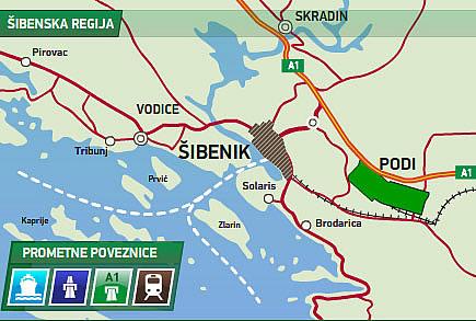 Raspisuje se Javni natječaj za osnivanje prava građenja i zakupa zemljišta na prostoru Gospodarske zone „Podi“ Šibenik