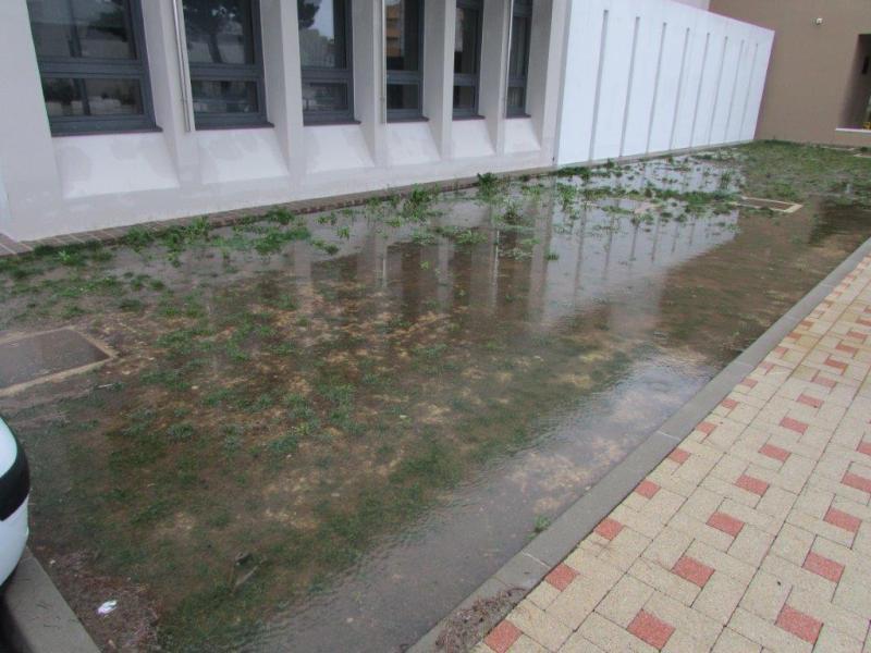 Žurna sanacija poplave u školi Meterize
