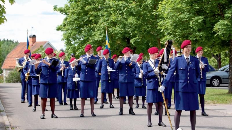 Nastup puhačkog orkestra muzičke škole  Finspångs Skolmusikkår