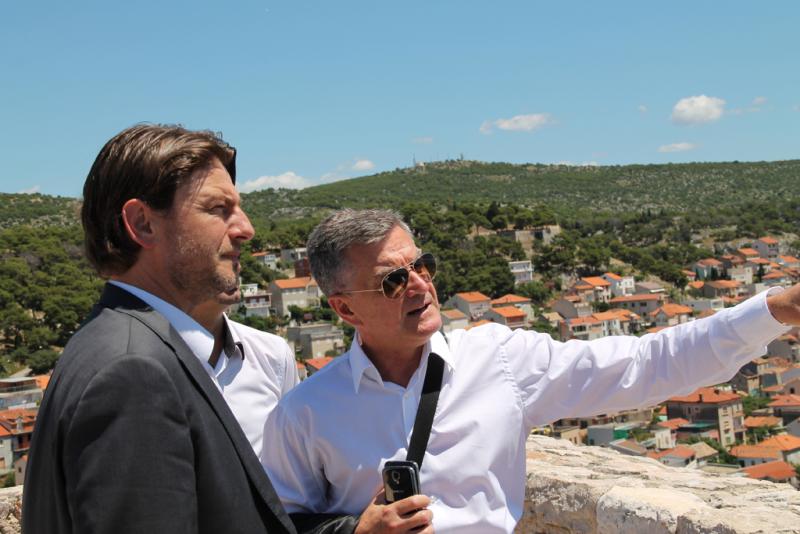 Ministar Lorencin posjetio Šibenik i obišao tvrđavu sv. Mihovila i Zlarin