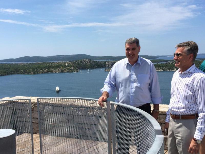 Gradonačelnik Splita Ivo Baldasar obišao tvrđavu sv. Mihovila
