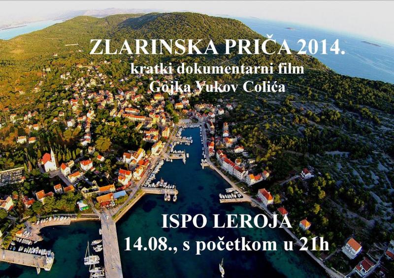Predstavljanje dokumentarnog filma 'Zlarinska priča 2014' i koncert klasične glazbe