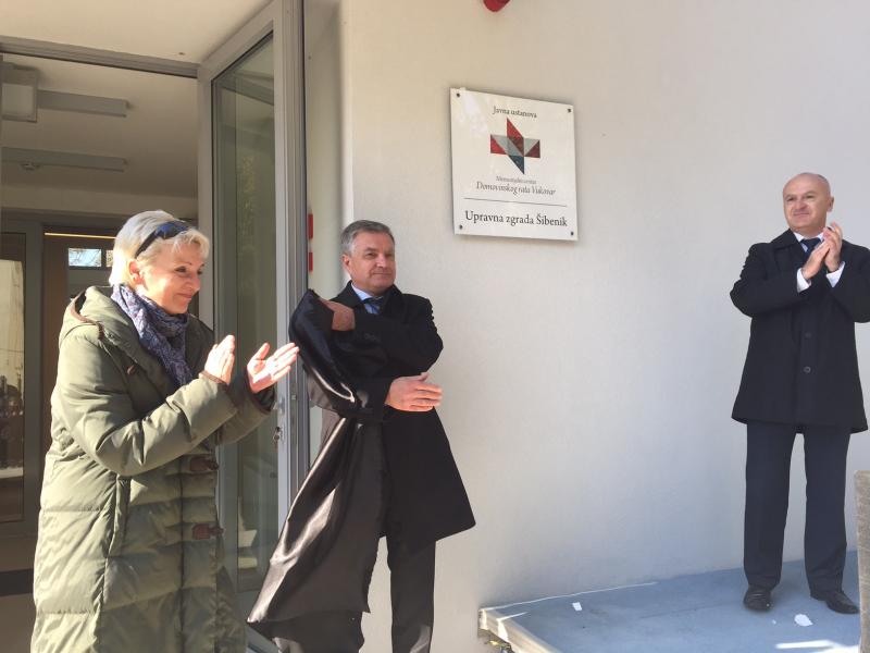 Otvorena Upravna zgrada Šibenik u Memorijalnom centru Domovinskog rata Vukovar Otvorena Upravna zgrada Šibenik u Memorijalnom centru Domovinskog rata Vukovar