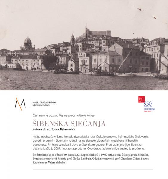Predstavljanje knjige "Šibenska sjećanja"