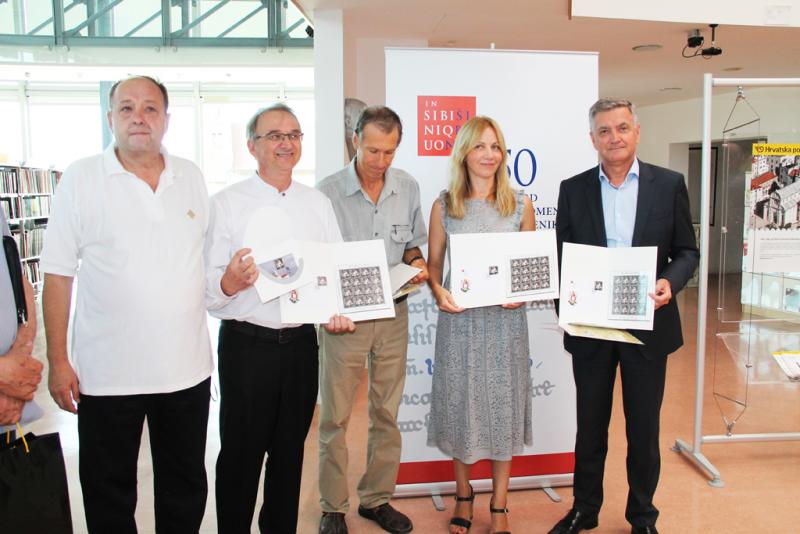 Poštanska markica "950 godina od prvog spomena grada Šibenika" danas puštena u promet
