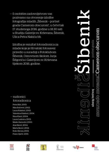 Izložba fotografija mladih "Šibenik-portret grada Camerom obscurom"