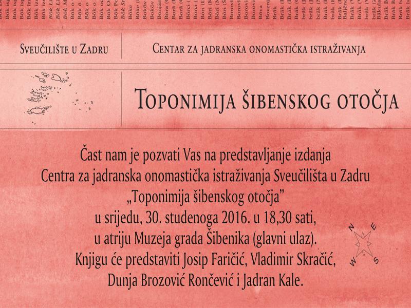 Toponimija šibenskog otočja