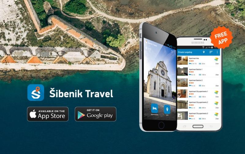 Besplatno prijave svoje smještajne kapacitete na mobilnu aplikaciju i web stranicu Šibenik Travel