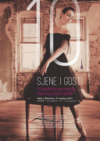 10. godišnja produkcija  Plesnog teatra SJENE