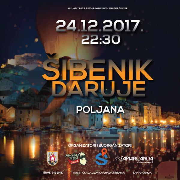 I ovoga će Badnjaka nebo nad Šibenikom osvijetliti tisuću lampiona