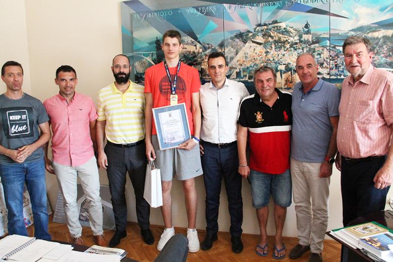 Održano primanje zlatnog U16 reprezentativca Tomislava Ivišića