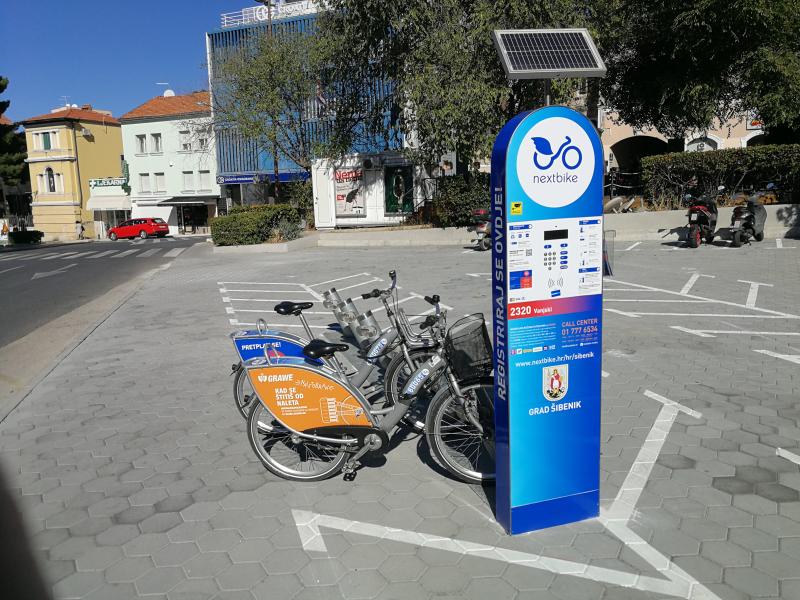 Premještena stanica sustava javnih bicikala Nextbike