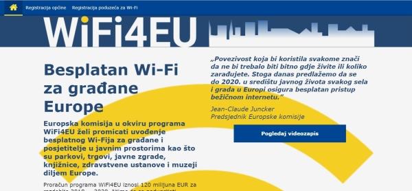 Grad Šibenik osigurao bespovratna sredstva u sklopu inicijative „WiFi4EU“