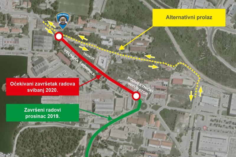 Prometnica od pročistača do rotora u Mandalini otvorena za promet