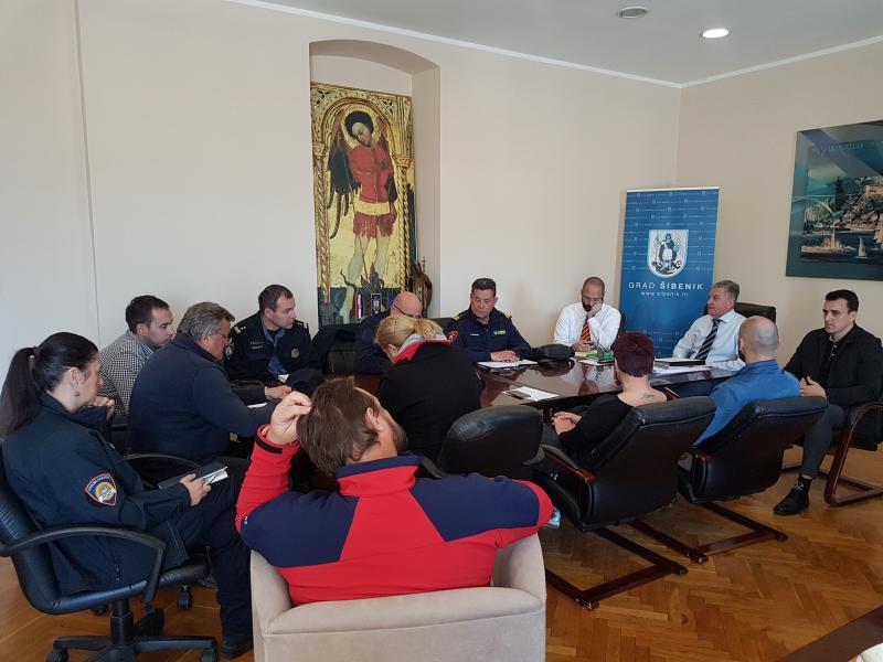 Održan sastanak Stožera civilne zaštite grada Šibenika