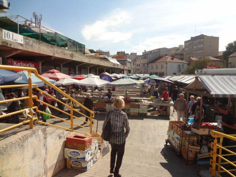 Obustavljen rad šibenske tržnice 