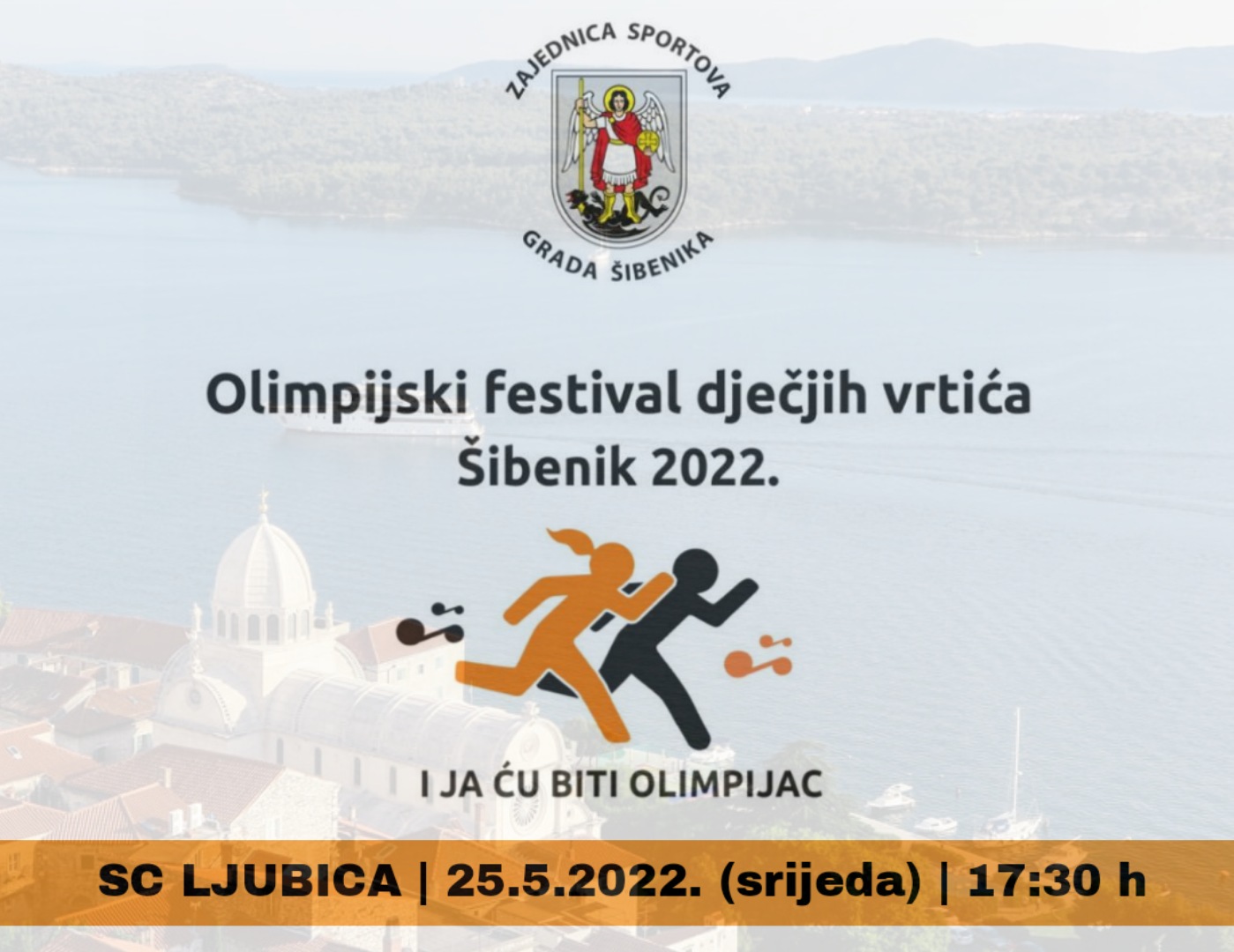 Olimpijski festival šibenskih dječjih vrtića u srijedu na Ljubici 