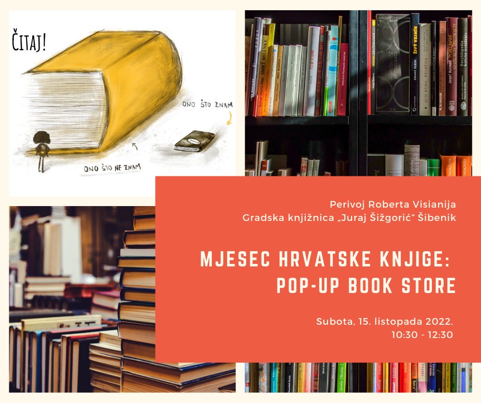 Pop-up book store, mini sajam knjiga u Perivoju Roberta Visianija