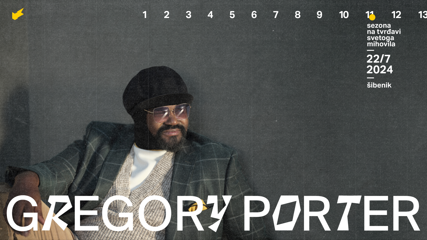  Veliki povratak glazbene zvijezde u Hrvatsku: Gregory Porter u srpnju na šibenskoj Tvrđavi sv. Mihovila!