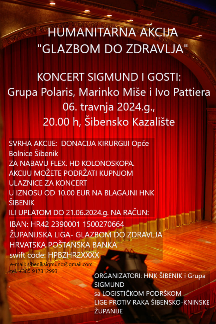 Humanitarna akcija i koncert "Glazbom do zdravlja"