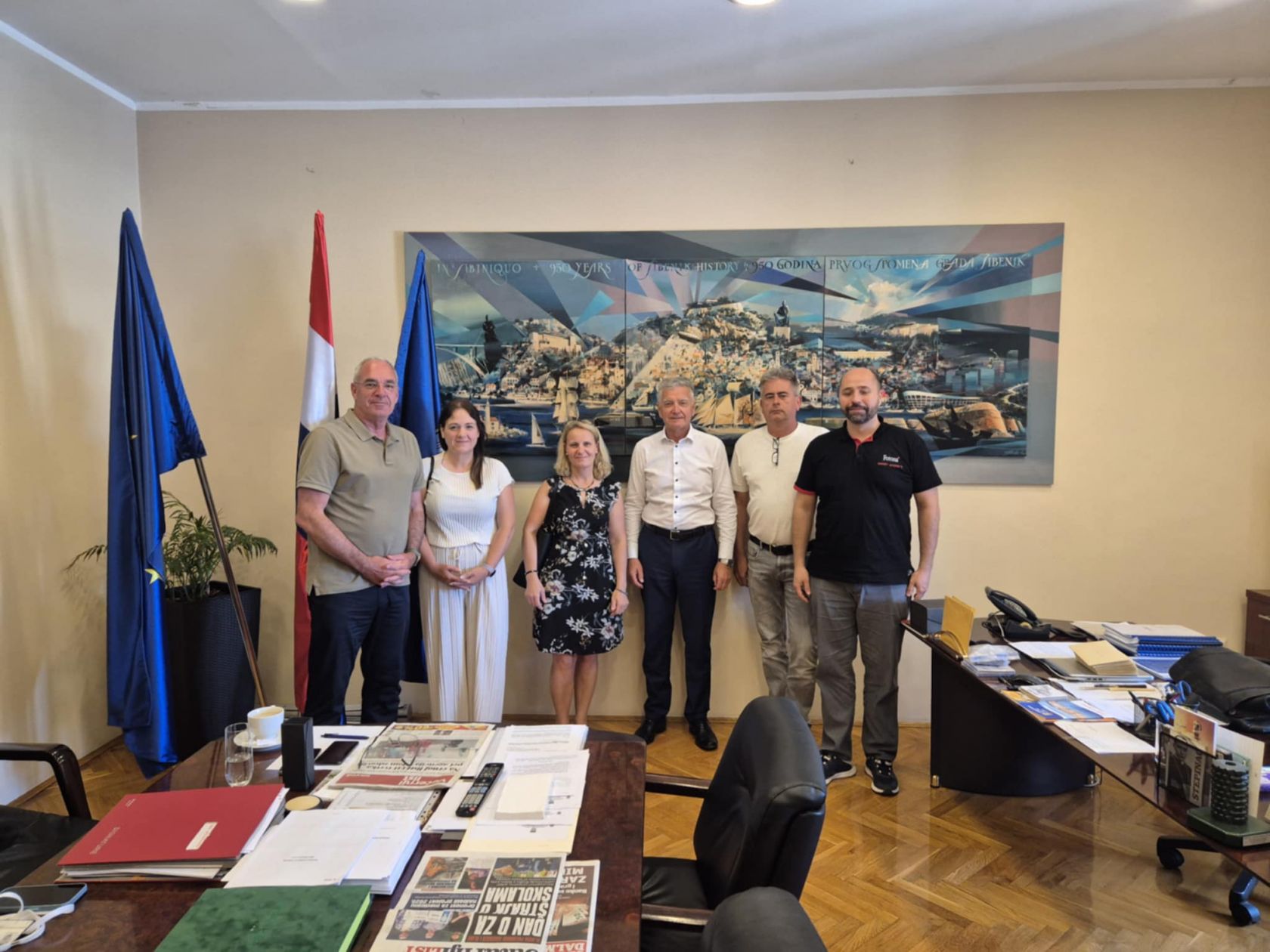 Izaslanstvo Grada Ljubljane u radnom posjetu Šibeniku: Razmjena iskustava u području tehničke zaštite i komunalnog upravljanja 