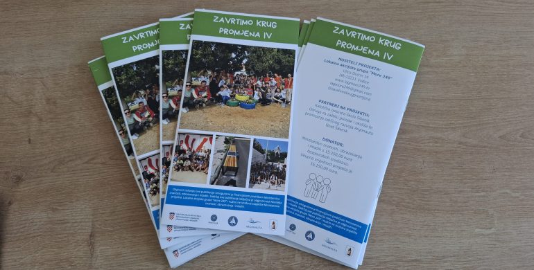 Projekt “Zavrtimo krug promjena IV”: Edukacija, volontiranje i ekološka akcija za održivu zajednicu 