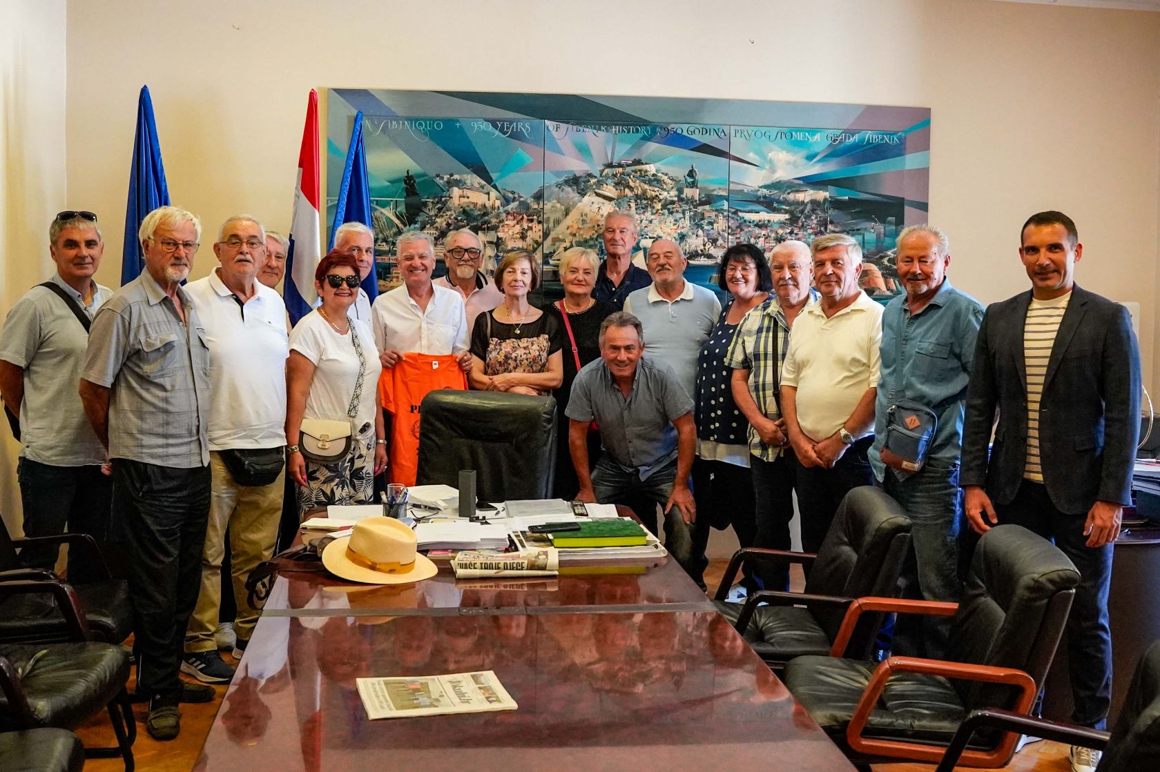 Gradonačelnik Burić primio članove Petanque kluba “Krešimirova grada Šibenik”