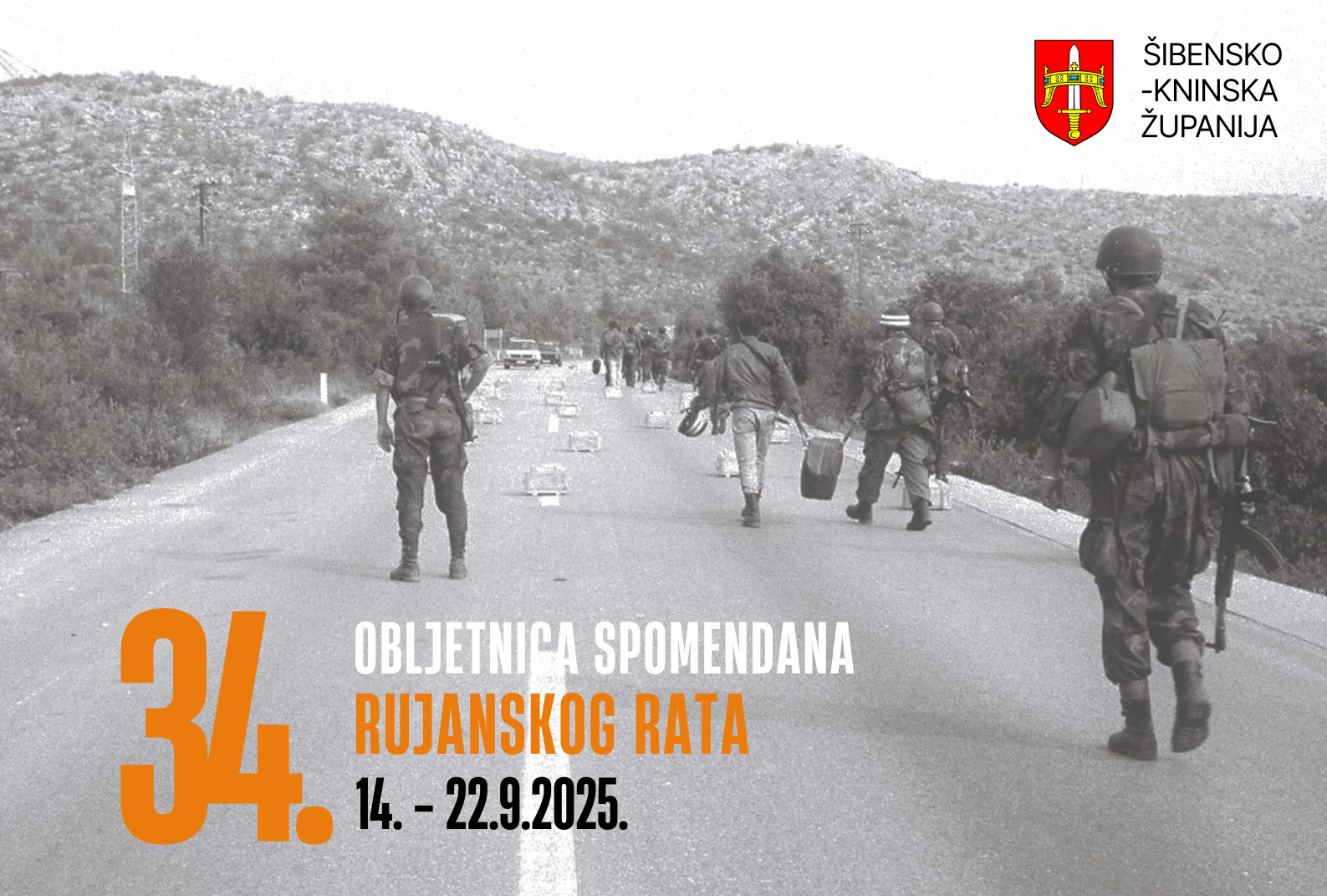 Program 34. obljetnice spomendana Rujanskog rata 