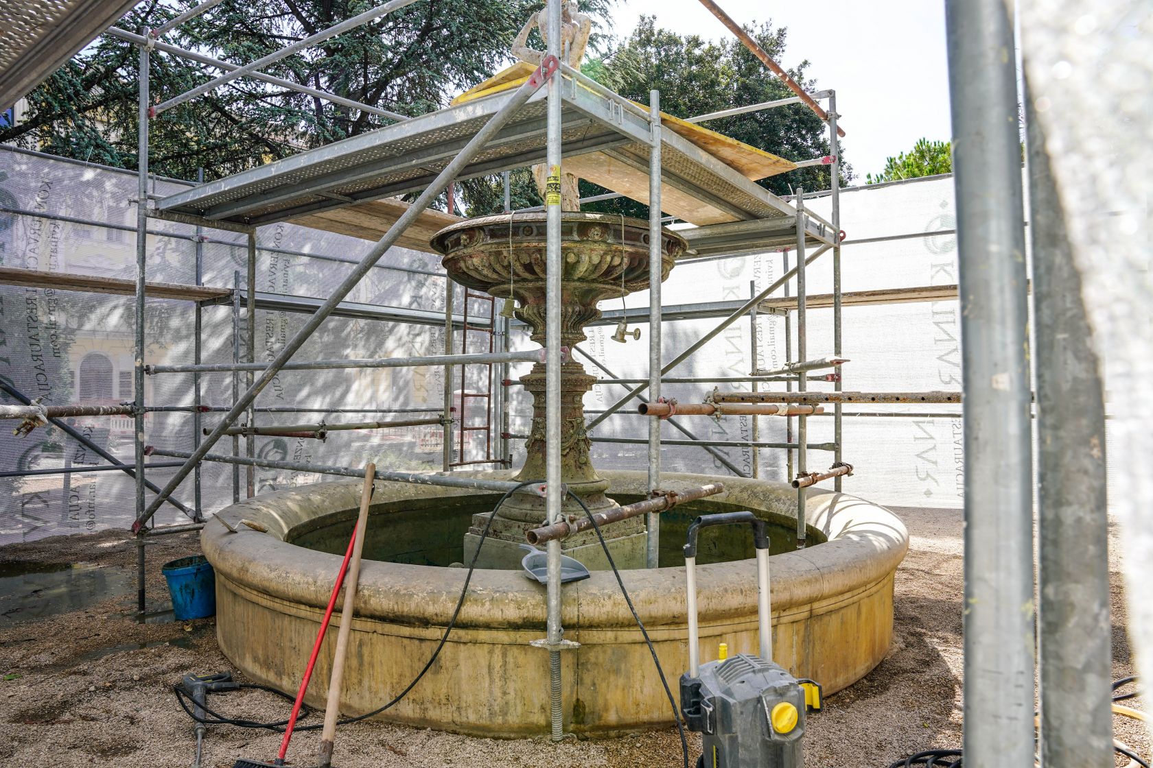  Konzervatorsko – restauratorski radovi na fontani u Perivoju Roberta Visianija