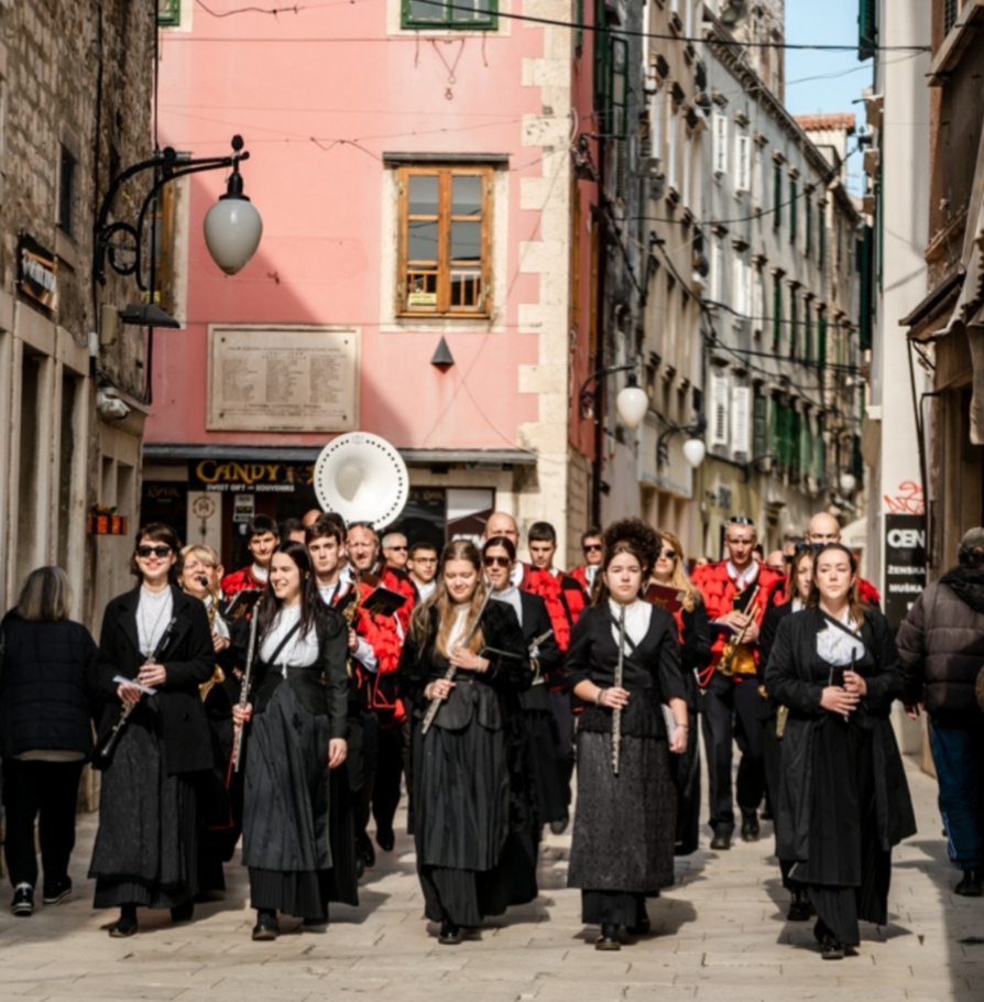 Raspored nastupa Šibenske narodne glazbe na blagdan Svih svetih