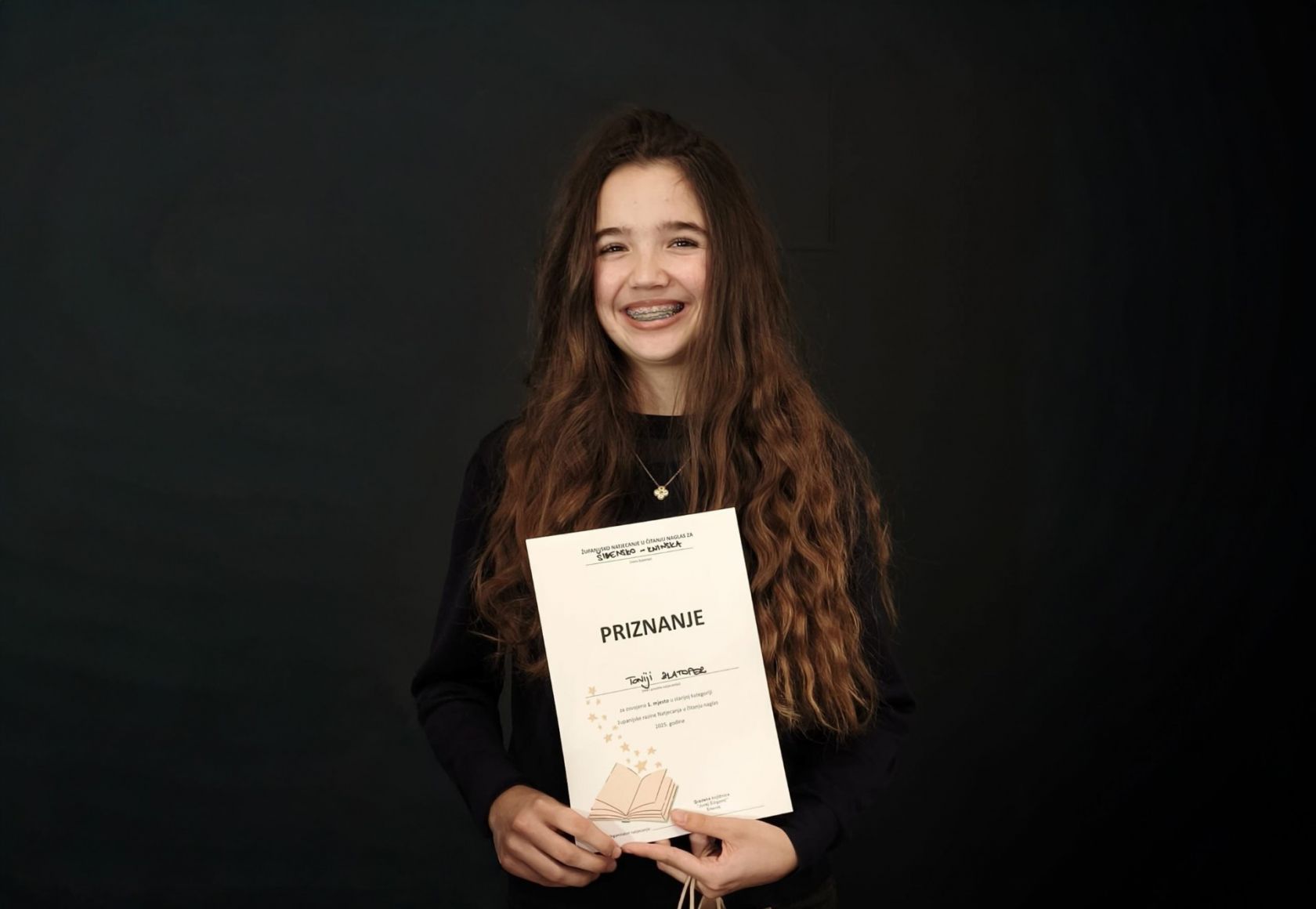 Tonija Zlatoper druga na državnom Natjecanju u čitanju naglas