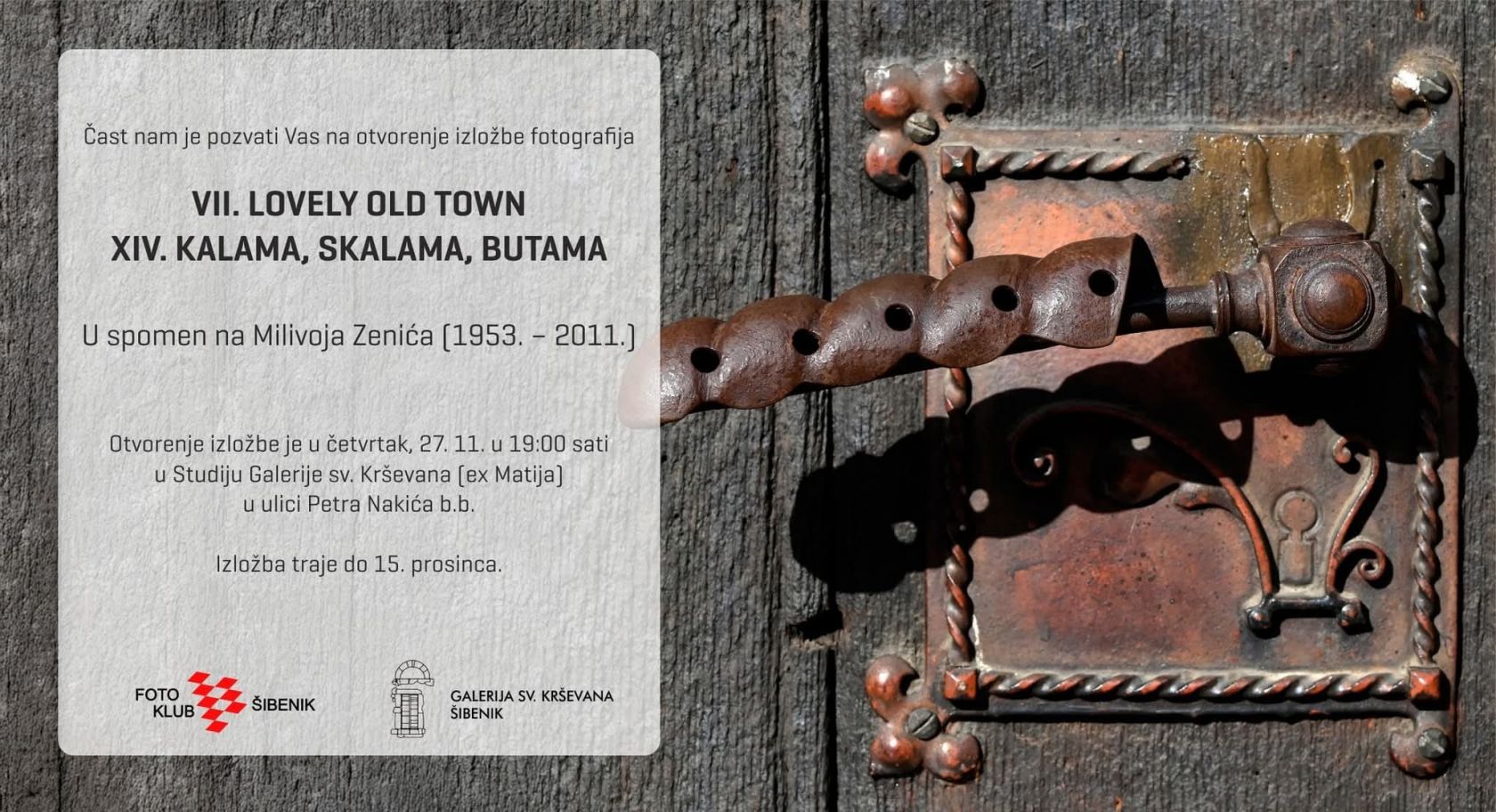 Otvorenje izložbe fotografija "Lovely old town"