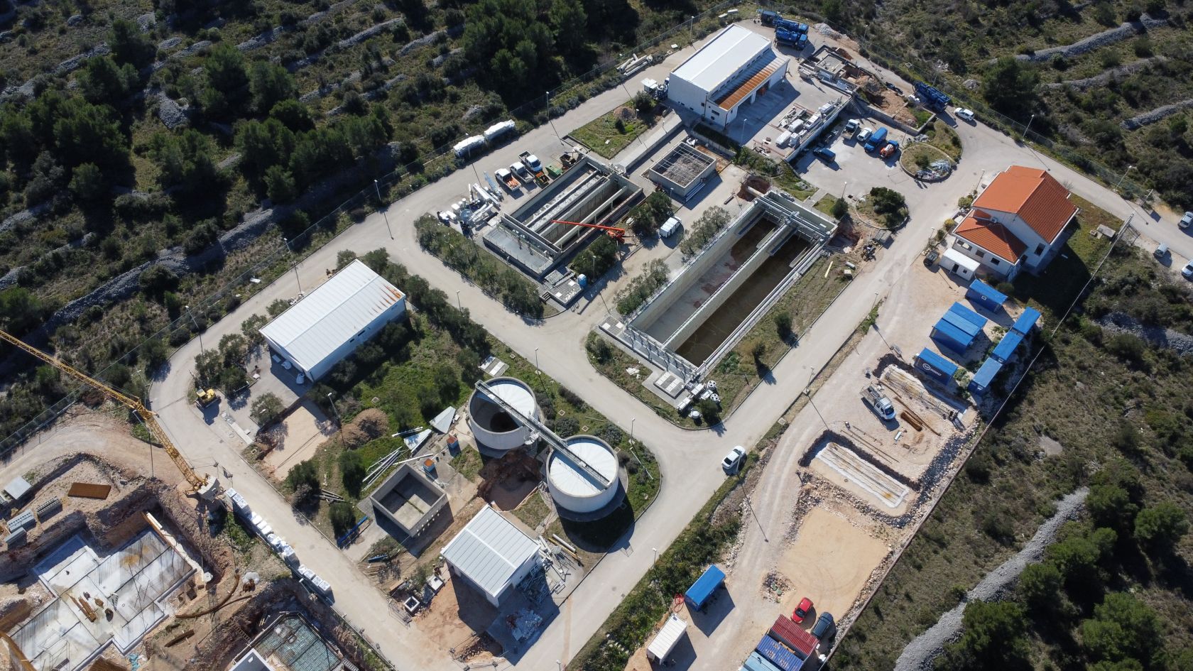 Privode se kraju radovi na modernizaciji postrojenja za pročišćavanje otpadnih voda grada Šibenika u Podsolarskom 