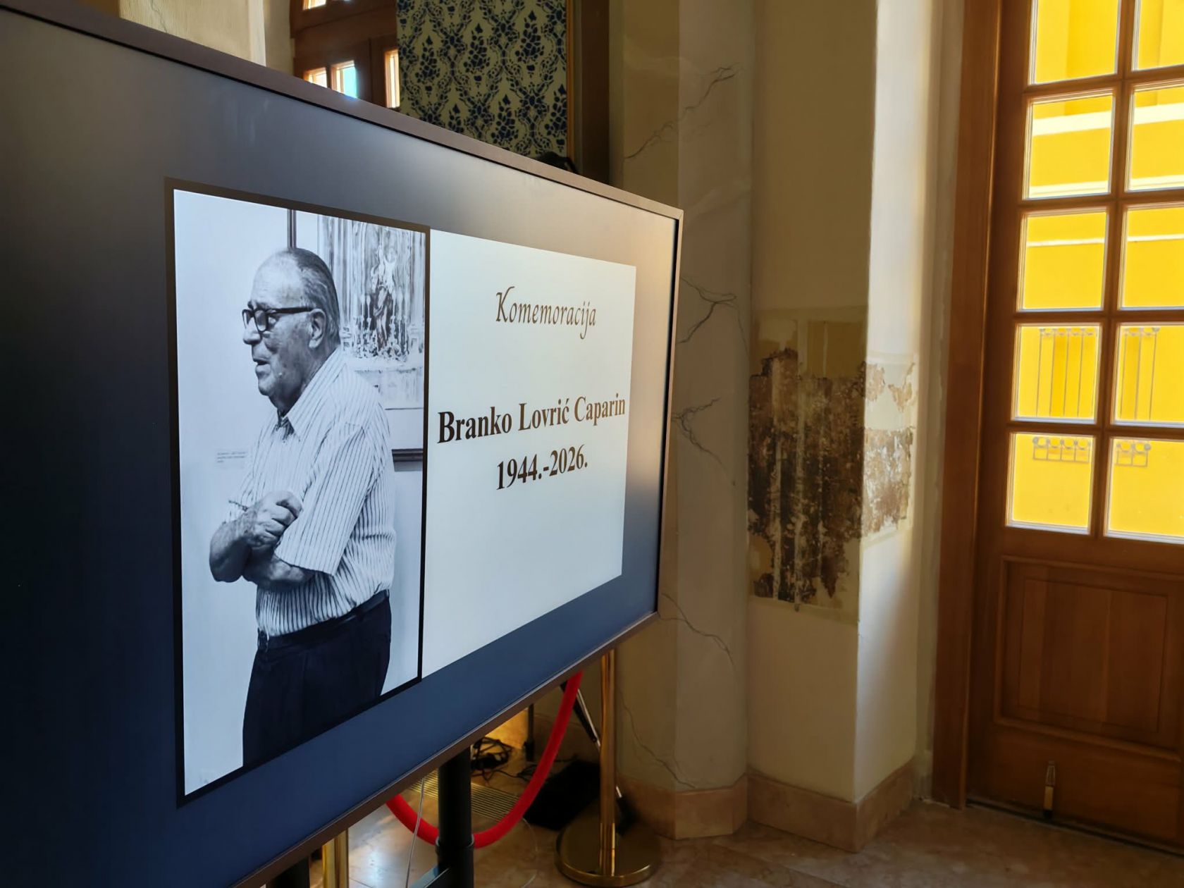 Održana komemoracija u čast Branku Lovriću Caparinu