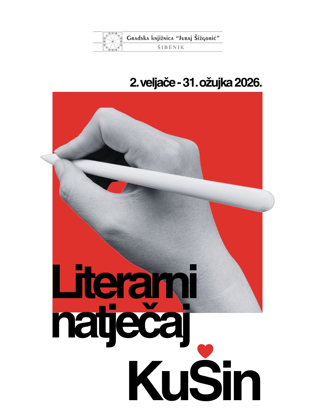 Šibenska knjižnica raspisala nagradni natječaj KuŠIn za najbolju neobjavljenu kratku priču