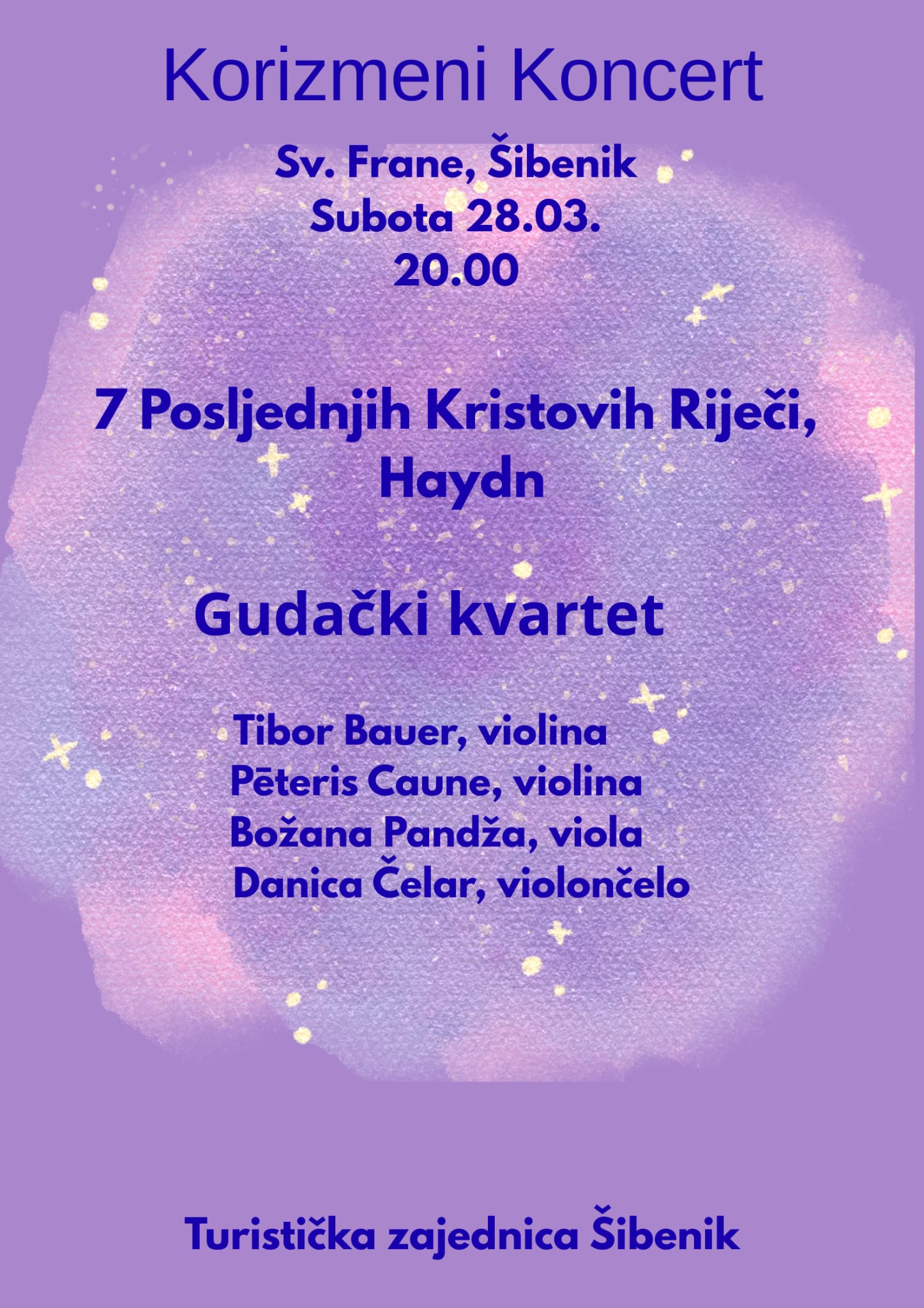 Korizmeni koncret u prostoru crkve sv. Frane 