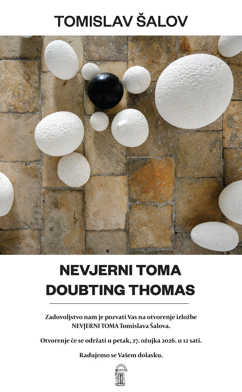 Otvorenje izložbe Tomislava Šalova "Nevjerni Toma" u Galeriji sv. Krševana 