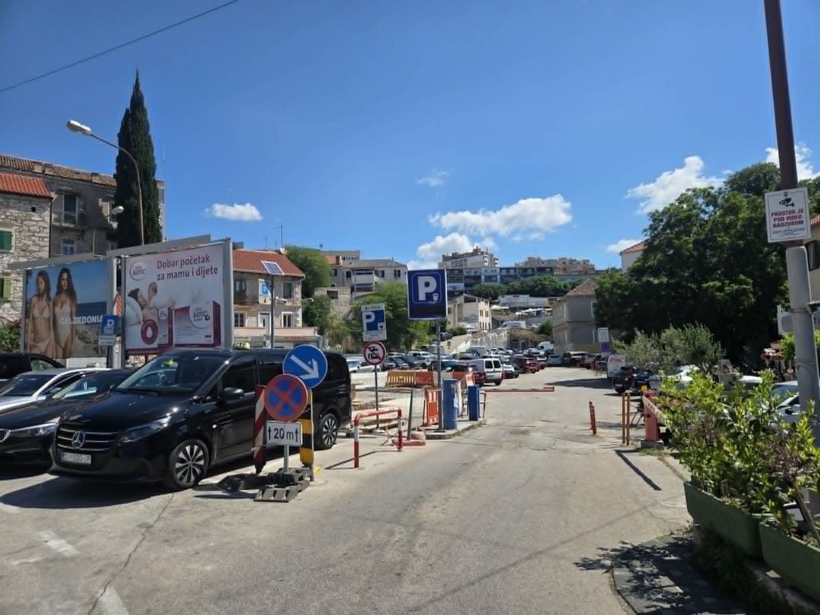 Privremeno zatvaranje parkirališta Draga