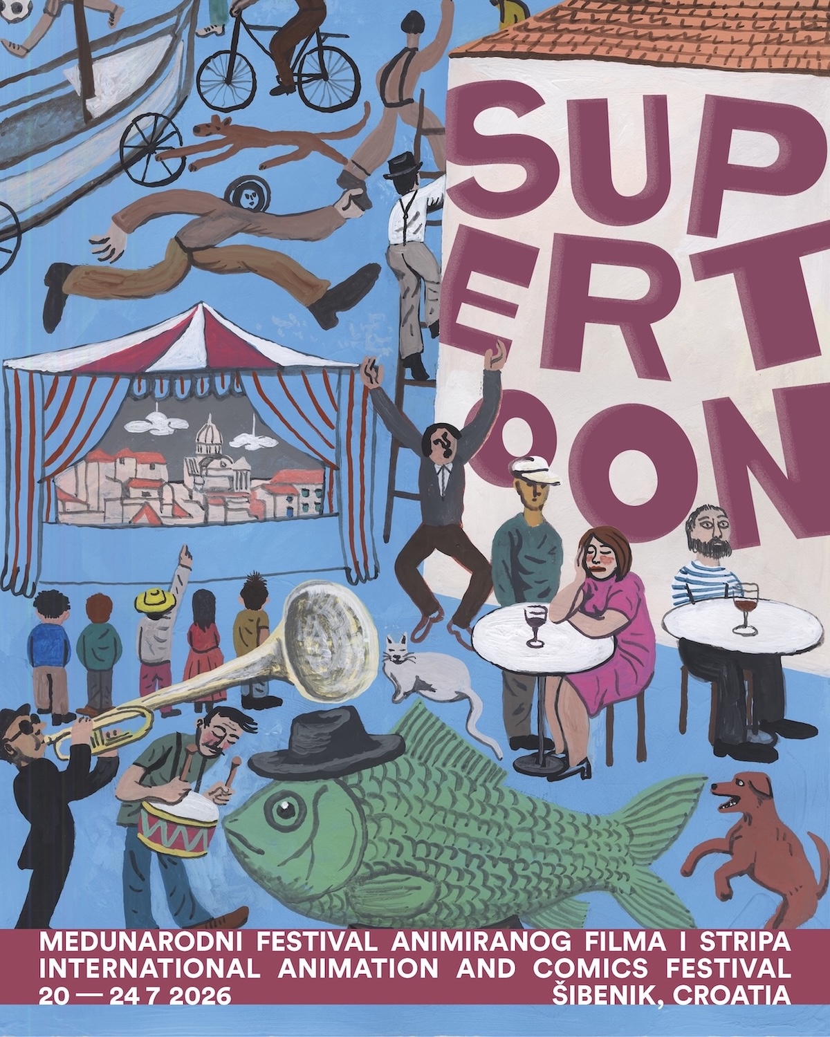 Novo, šesnaesto izdanje Supertoon festivala od 20. do 24. srpnja u Šibeniku
