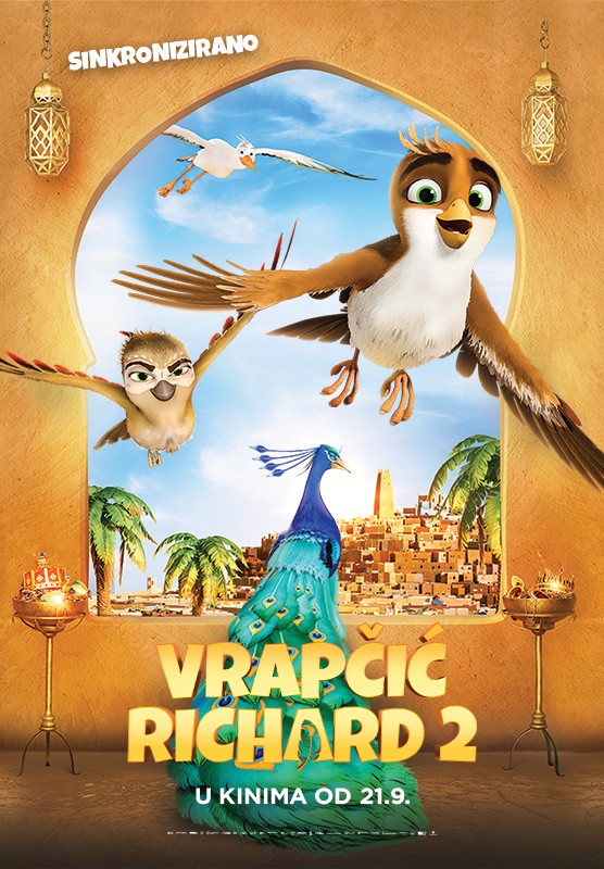 Ljetno kino na Baldekinu otvara se projekcijom animiranog filma „Vrapčić Richard 2“