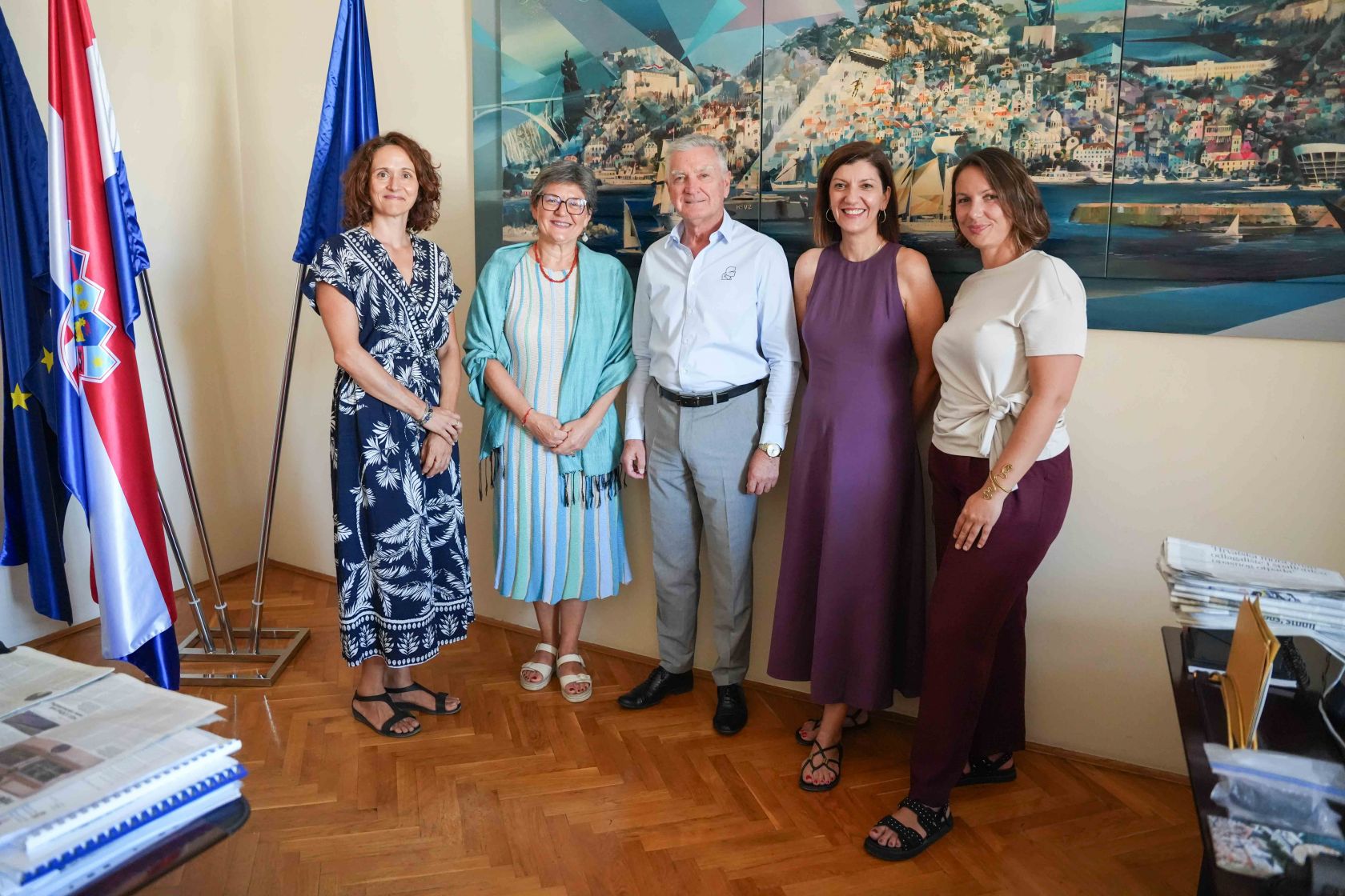 Povodom nagrade Hrvatskom centru koralja Zlarin gradonačelnik Burić primio glavnu tajnicu organizacije Europa Nostra