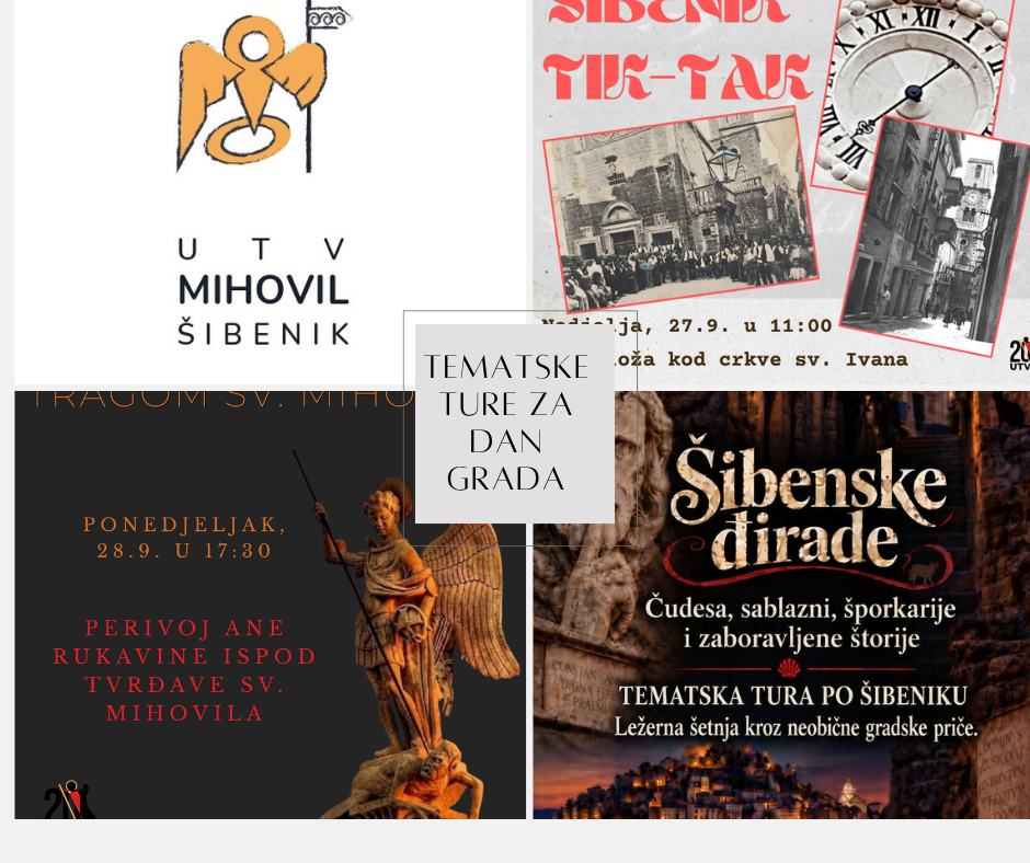 Besplatni tematski razgledi Šibenikom povodom blagdana sv. Mihovila