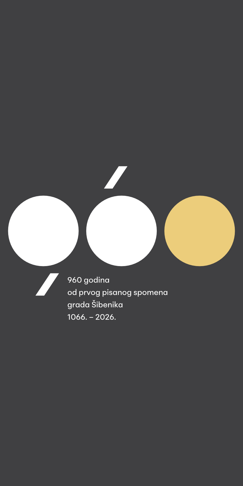 Program obilježavanja 960. obljetnice prvog pisanog spomena Šibenika